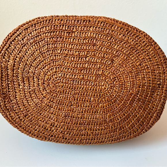 Sezane Farrow Bag in Natural Raffia - Picture 5 of 10